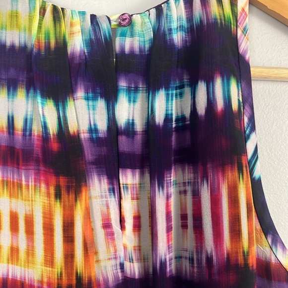 Trina Turk Bella Tie Dye Silk Tank Size XS - Picture 8 of 10